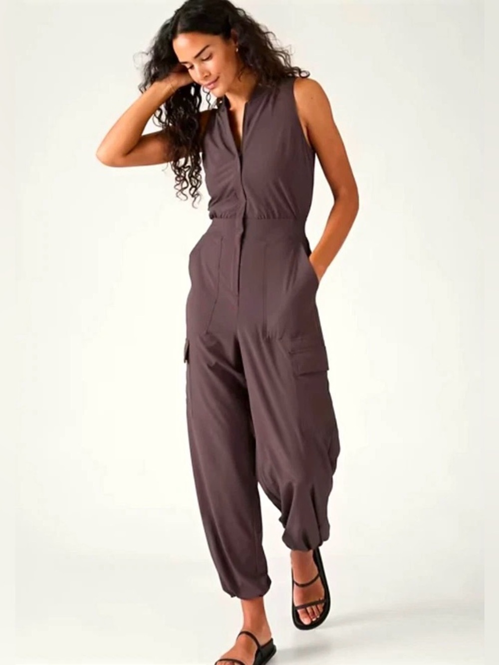 Athleta Size 0 Brooklyn Utility Jumpsuit
